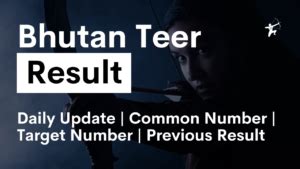 bhutan teer counter result|Teer Web .